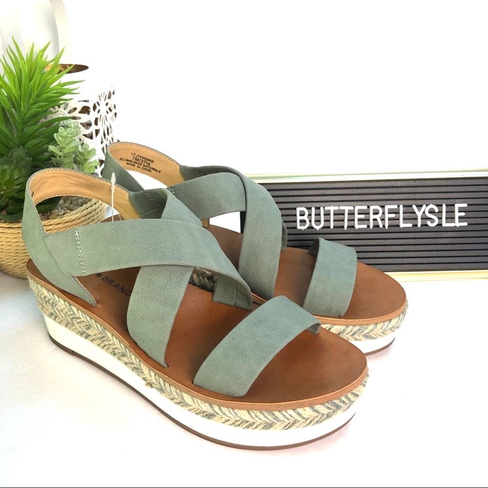Lucky Brand Johannas Platform / Wedge Sandals